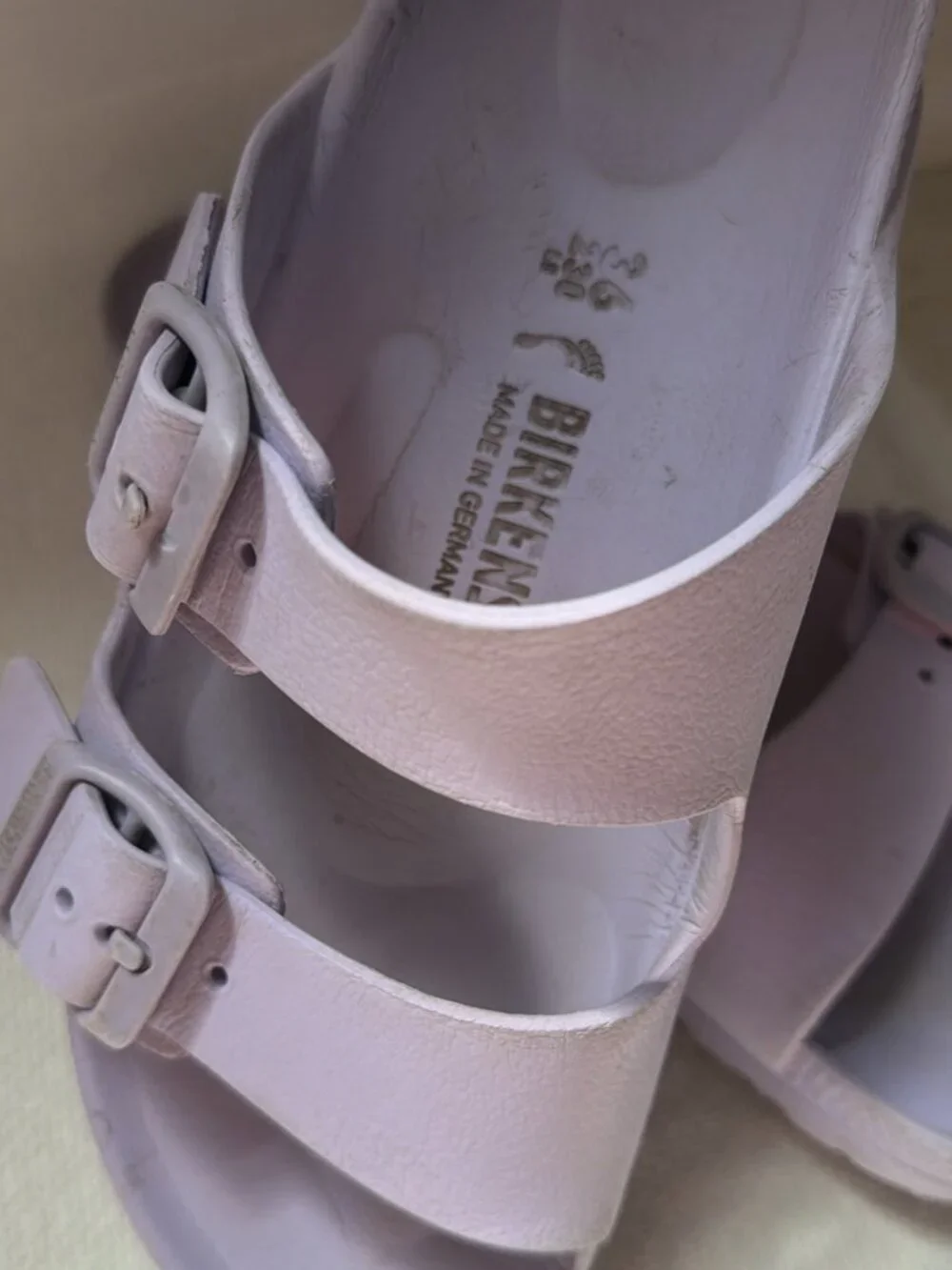 Birkenstock Kids Girls' Purple Sandals size size 36 (230 / L5) Comfort